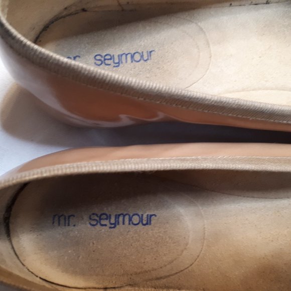 Mr. Seymour | Nude Patent Leather | Ballerina Flat - Picture 5 of 8